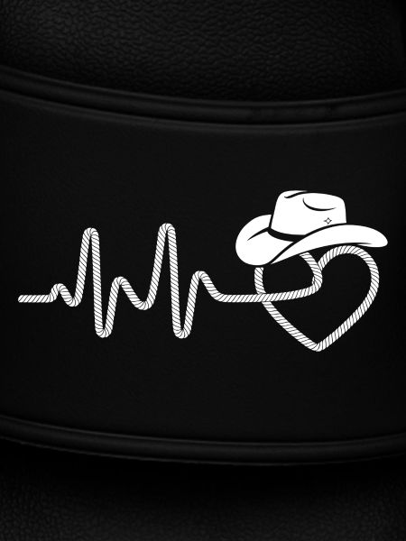 Herzschlag mit Cowboyhut
