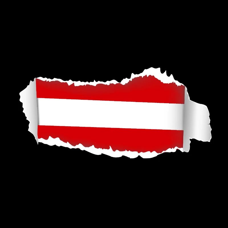 Drapeau autrichien fissuré