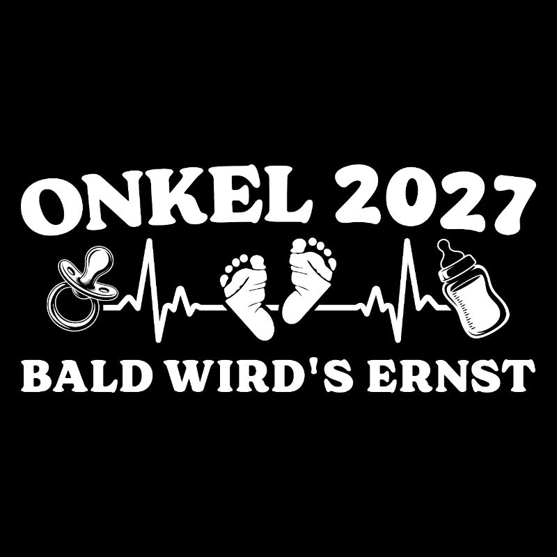 Onkel 2027 Bald wird's ernst Geschenk Baby