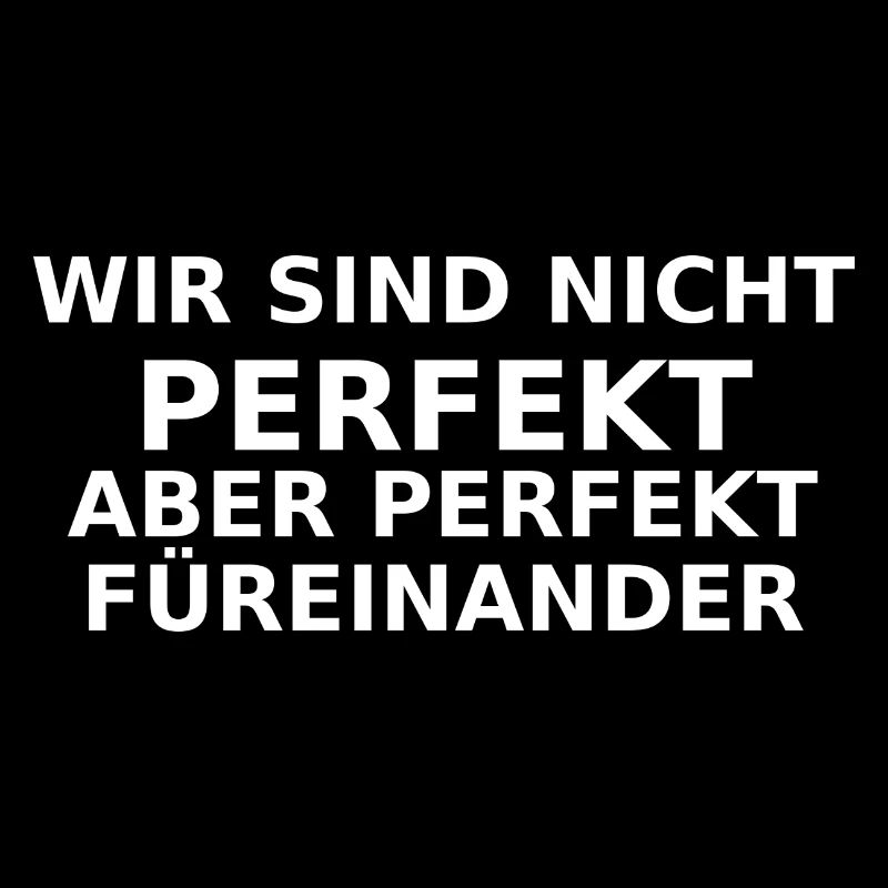 Perfekt füreinander Typo