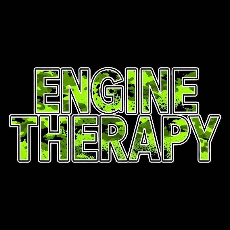 Car Tuning Motiv Engine Therapy Green
