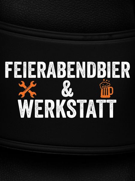 Feierabendbier & Werkstatt – Handwerker T-Shirt