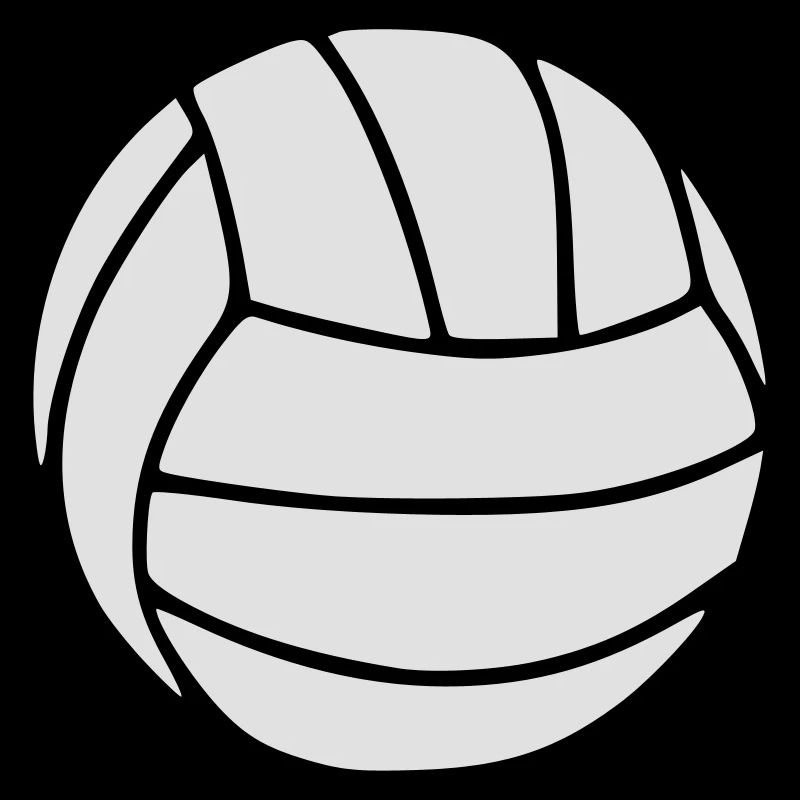 Retro Ball Linienkunst Minimal