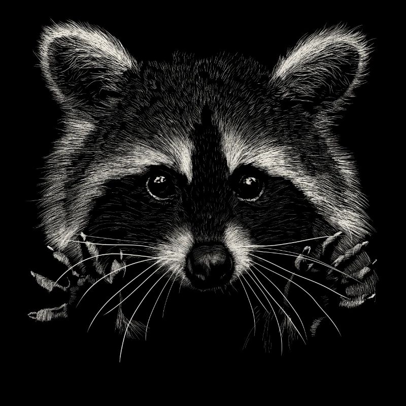 Waschbär