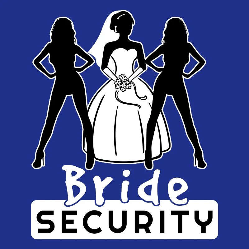 Bride Security Team Partnerlook Bachelor Fun