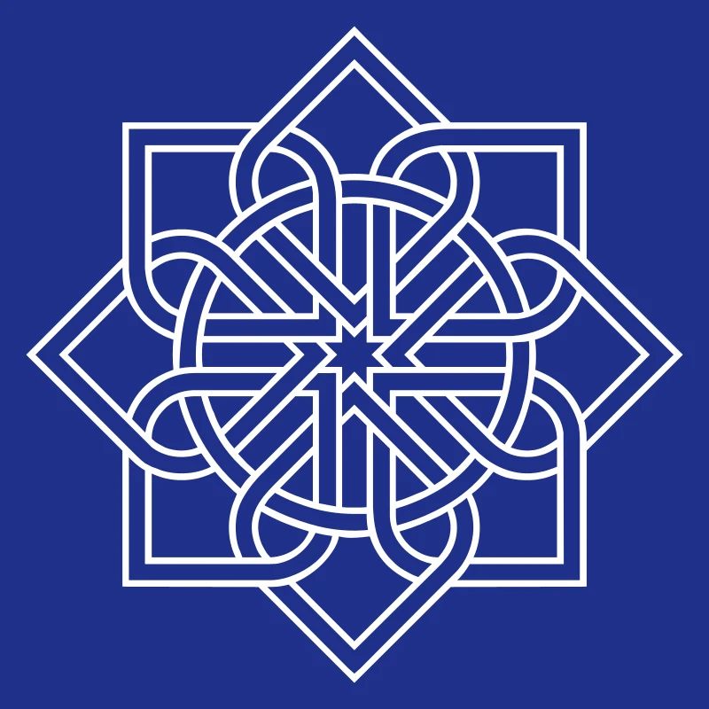 Mandala fleur fleur flocon de neige