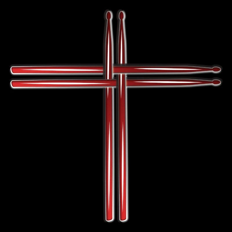 Drum sticks drummer drummer cross