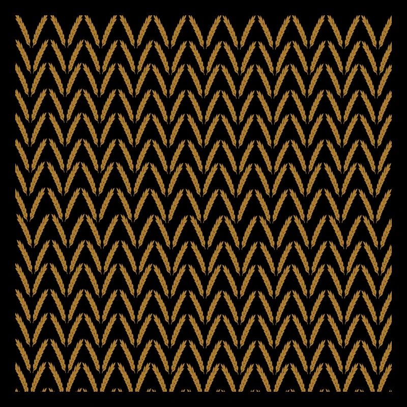 Rye ears of corn pattern, plants