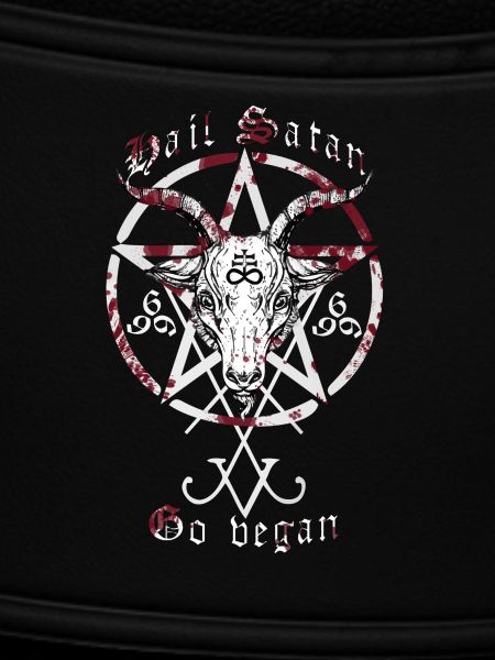 hail satan | go vegan