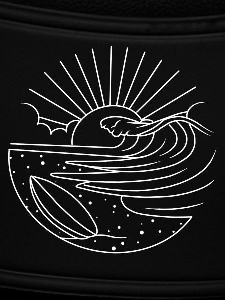 Surfboard Sun Waves