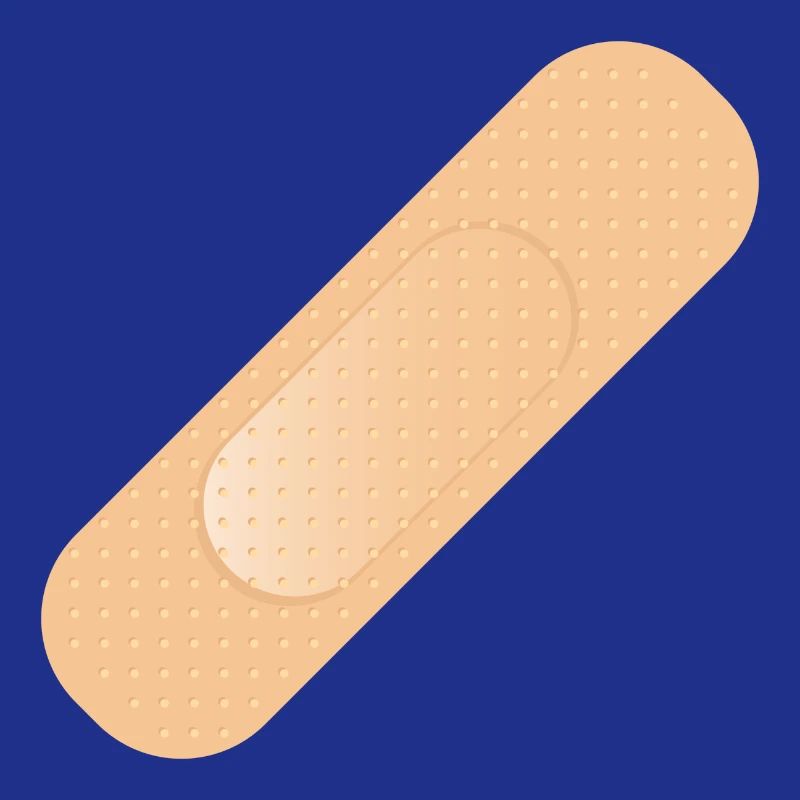 simple sticking plaster as a design element