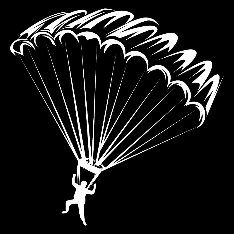 Icône de parachute Icône Logo Illustration Graphique