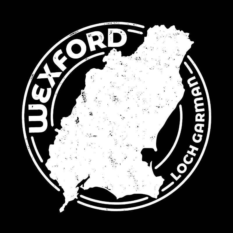Wexford Ireland Map | County Outline Stamp