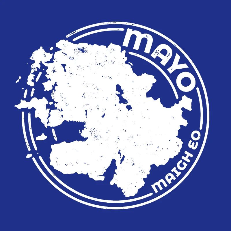 Mayo Ireland Map | County Outline Stamp