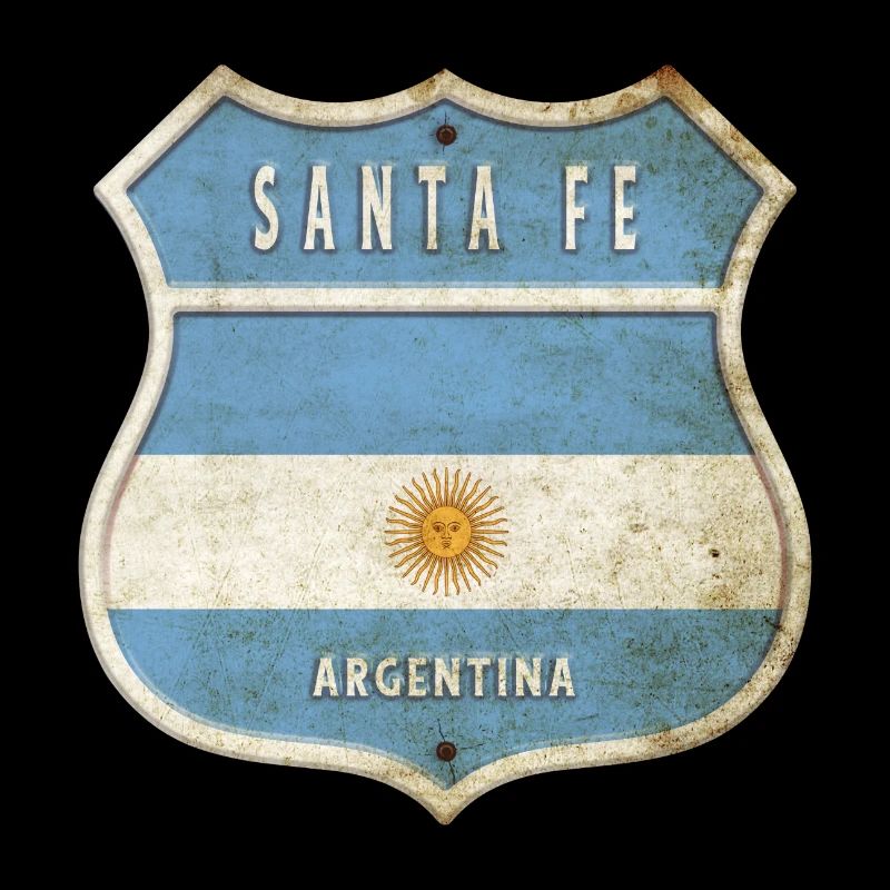 Santa Fe Argentine Armoiries Drapeaux Design