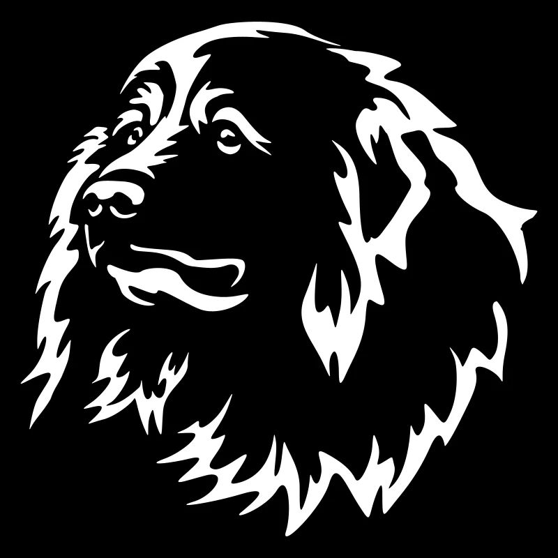 Pyrenäenberghund Kopf "Black Edition"