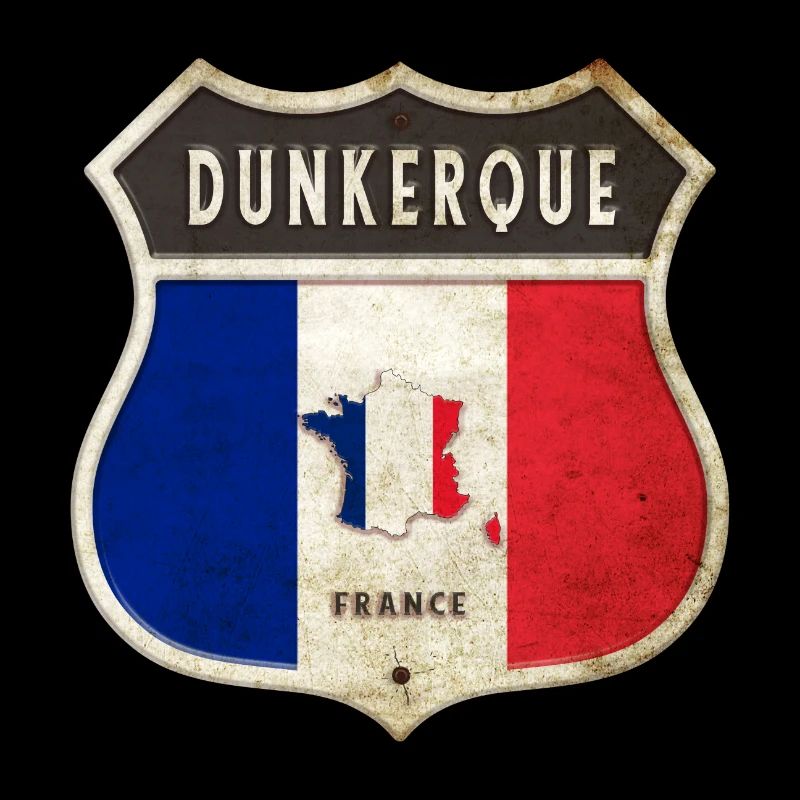 Dunkerque Frankreich Wappen Flaggen Design