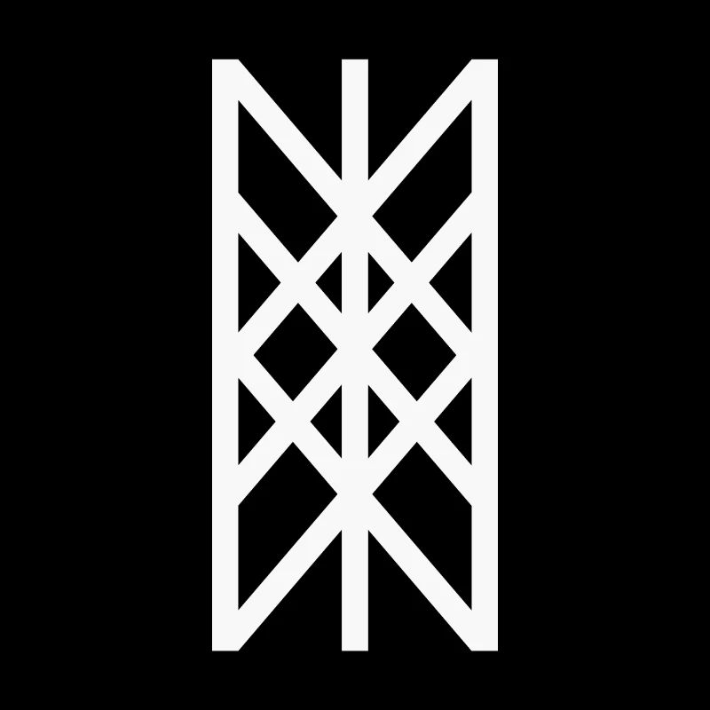 Leinwand von Wyrd Viking - weiß