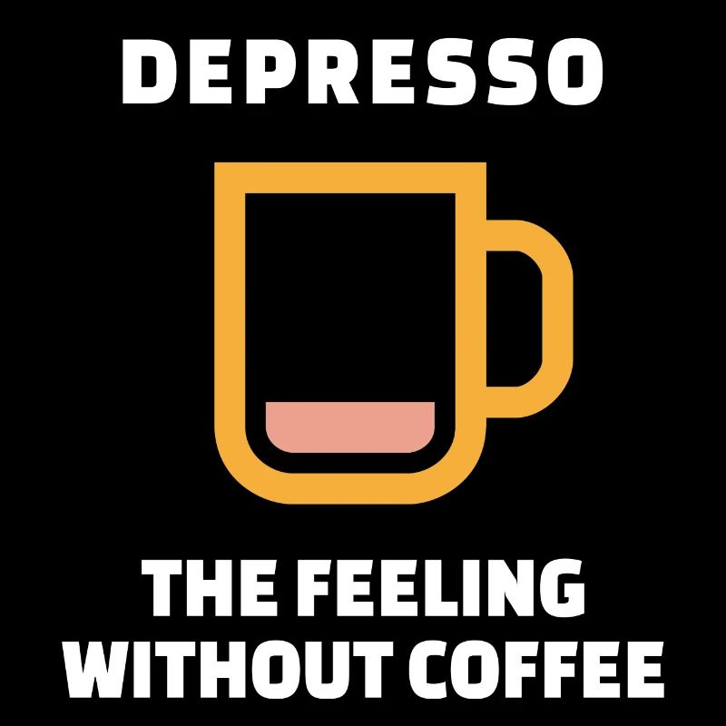 Déclaration de café humoristique Tasse de café à la caféine