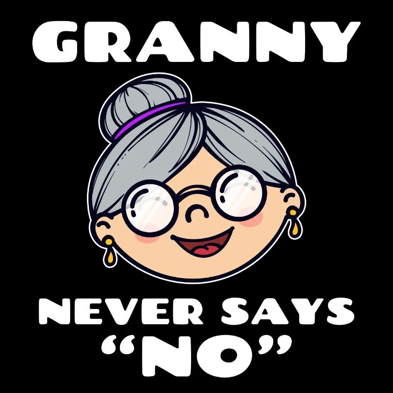 Großmutter Oma Alte Frau Seniorin Brille Statement