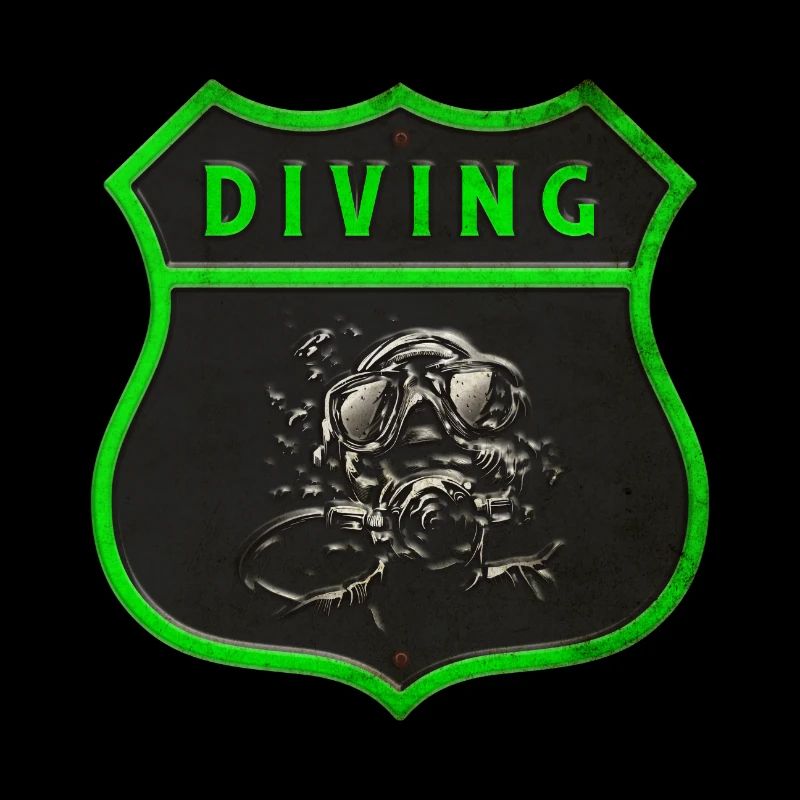 Motif Diver Crest
