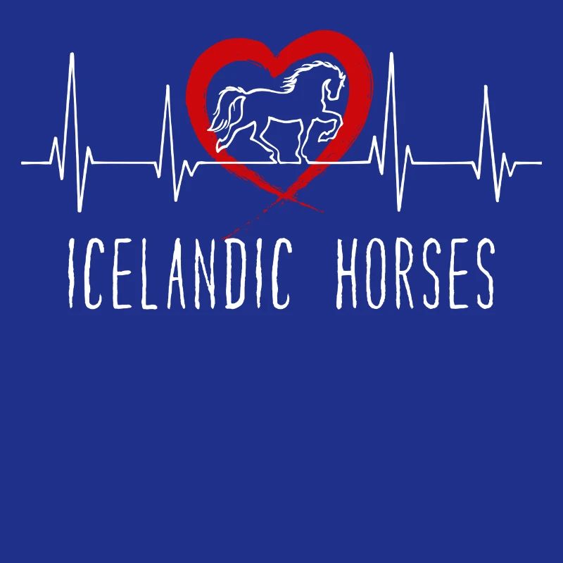 Pferde Herz Statement Islandpferde Pferdeliebe