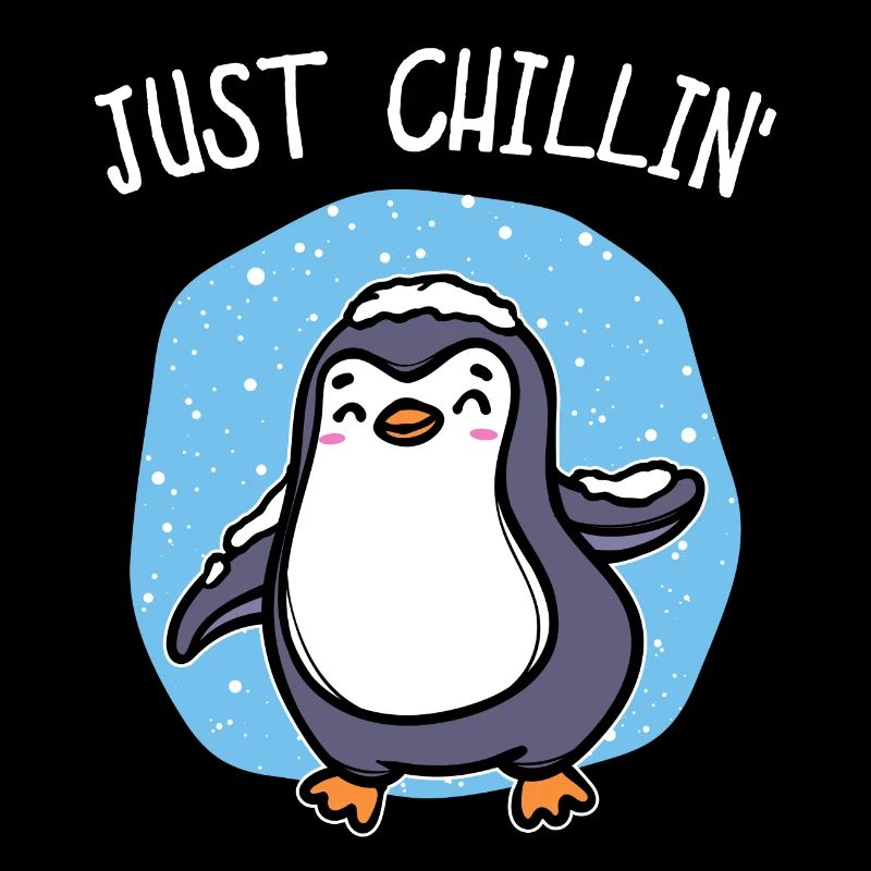 Cold Snow Penguin Ice Cool Statement Animal Bird