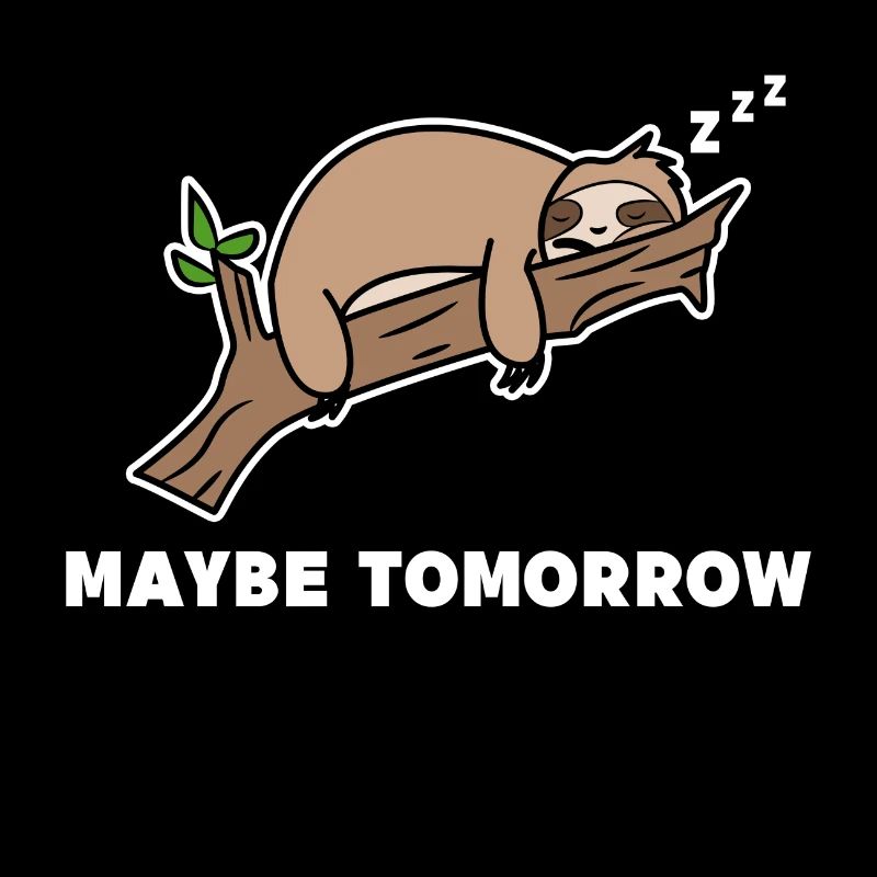 Lazy Sleep Animal Mammal Statement Sloth