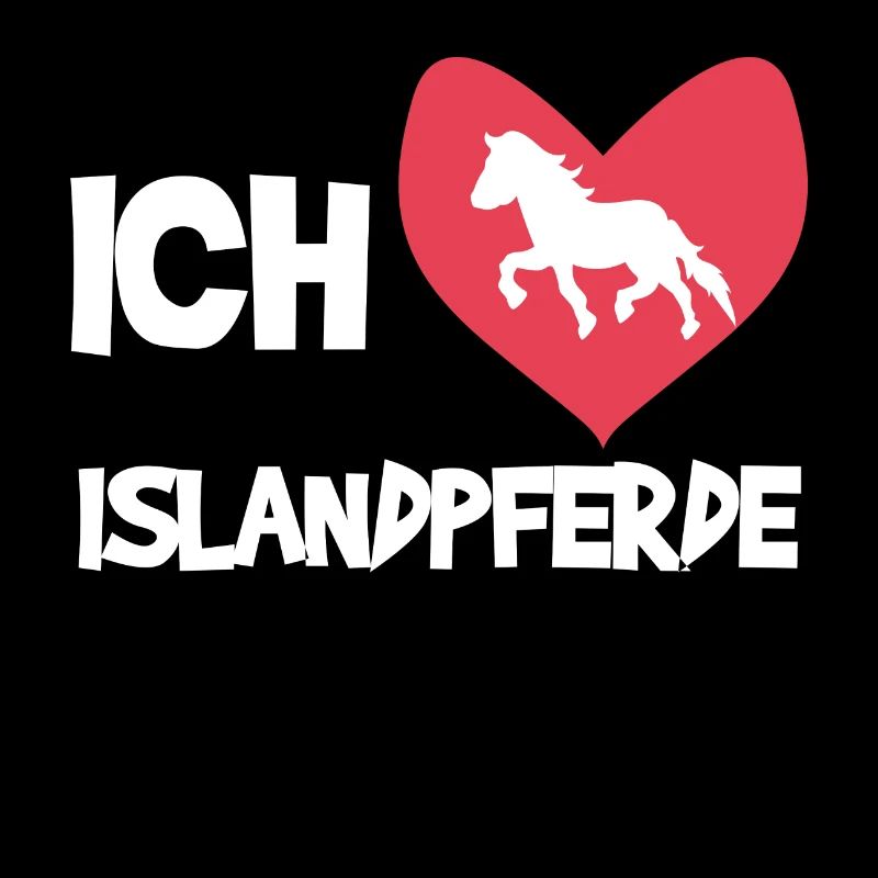Herz Statement Pferdeliebe Ich Liebe Pferde