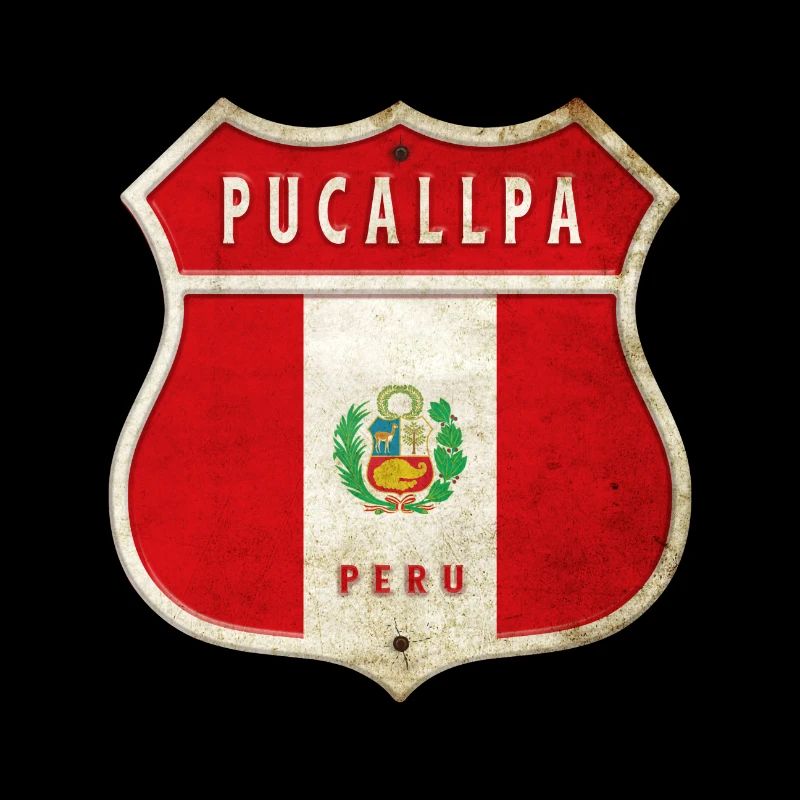 Armoiries de Pucallpa, design du drapeau du Pérou