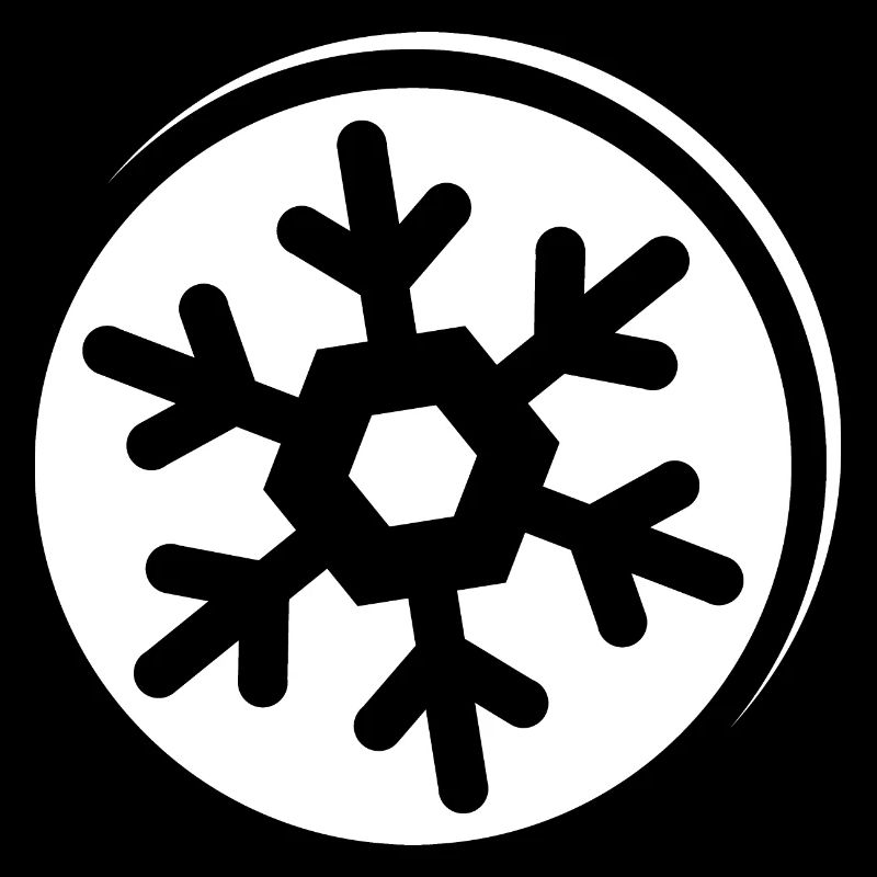 Snowflake Symbol Logo icon Graphic Crystal