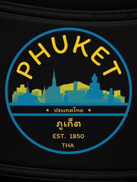 Phuket City Skyline Emblem