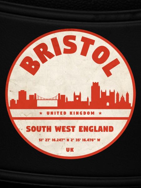 Bristol Skyline Retro Emblem