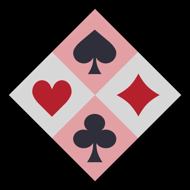 Vintage playing card colors