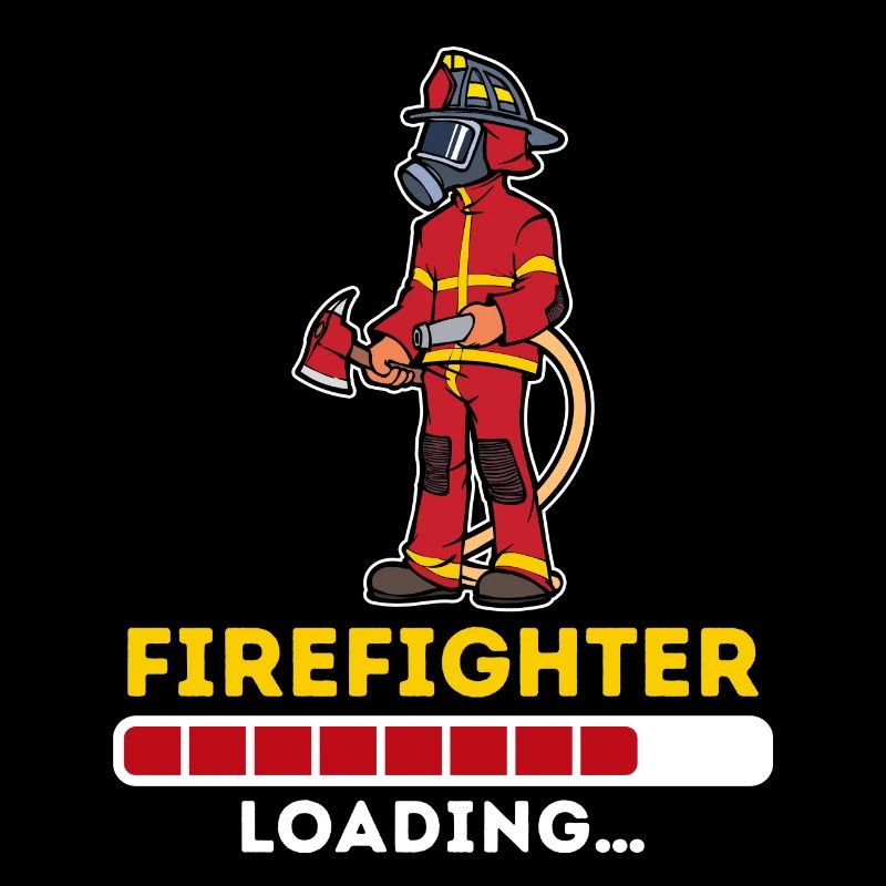 Fire brigade fire hose slogan firefighter