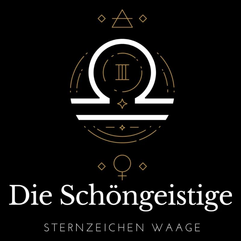 Waage Sternzeichen Glyphen
