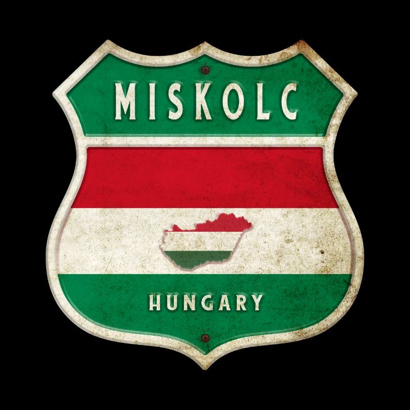 Design du drapeau de la Hongrie de Miskolc