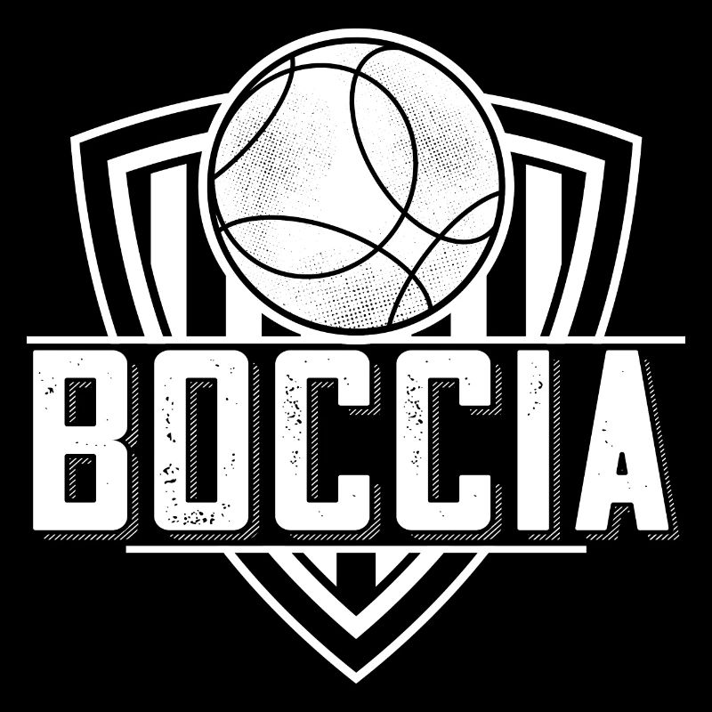 Bocciaspieler Bekleidung mit Boccia Kugeln Boccia