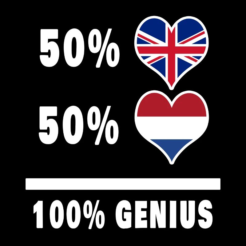Pays-Bas et Grande-Bretagne 100% Genius Flag