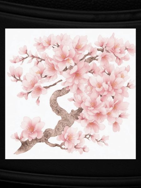 Japanese cherry tree blossoms