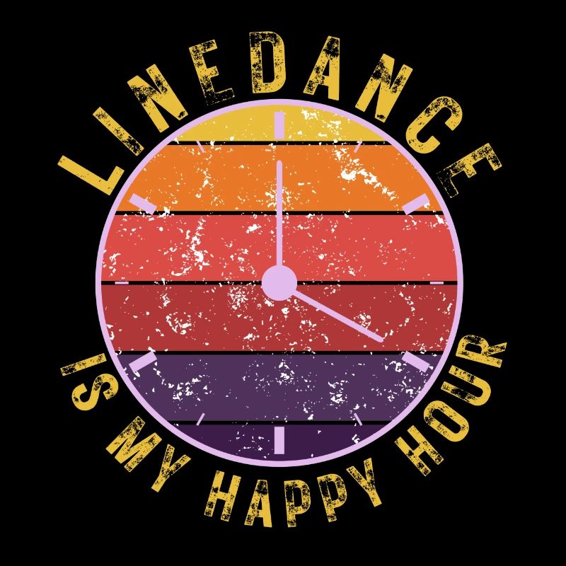 Geschenkidee: Linedance is my happy hour