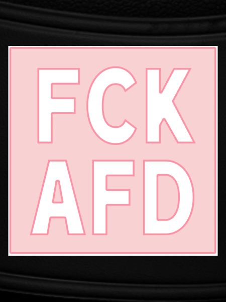 FCK AFD rosa