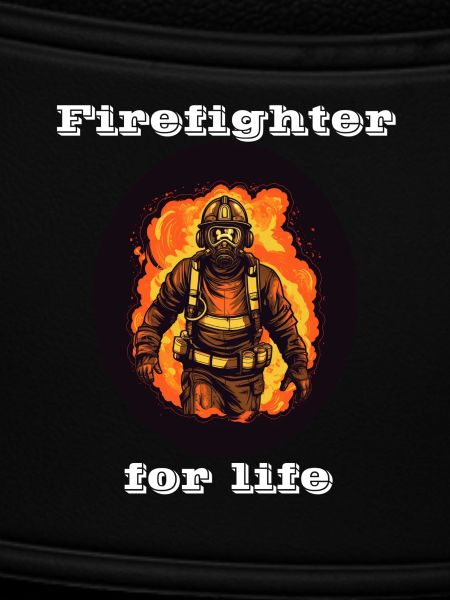 Firefighter for life weiß