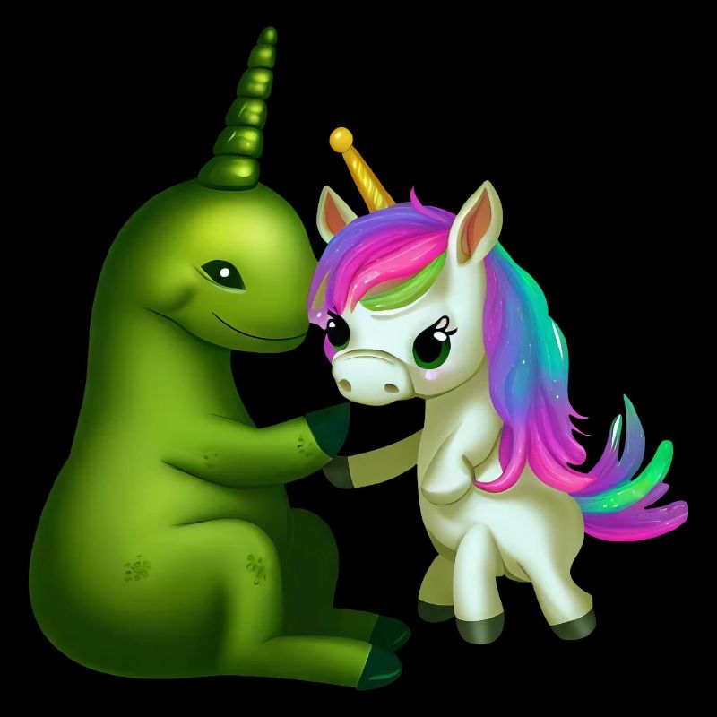 Amis d’autres mondes: Alien rencontre licorne