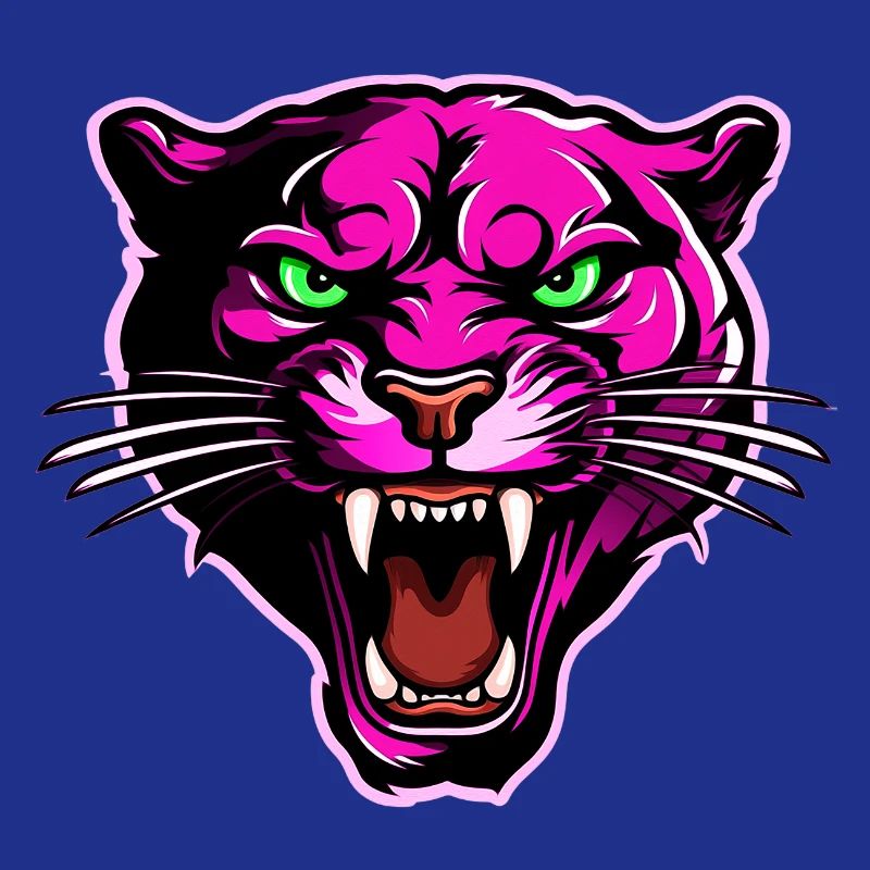Panther Head Pink