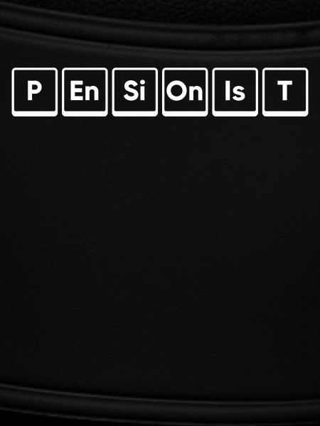 Pensionist Ruhestand Statement Freizeit Abschied