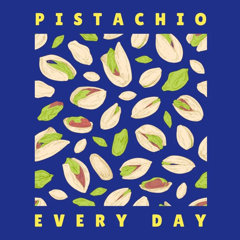 Pistachio Nuts Pattern for Apparel