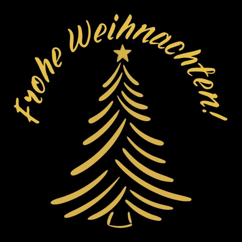Joyeux Noël sapin de Noël doré