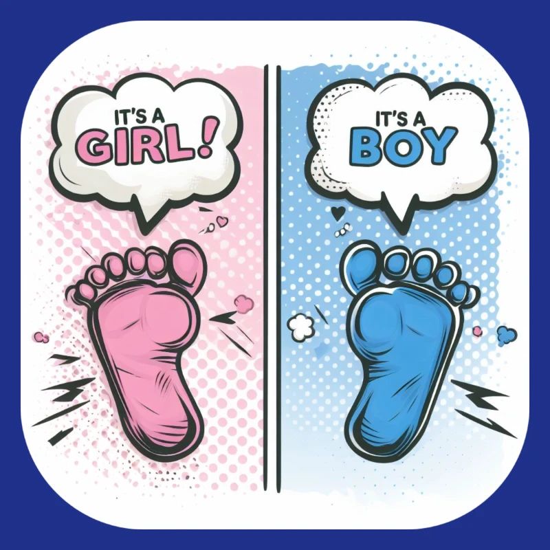 Füße Geschlecht Baby Junge oder Mädchen