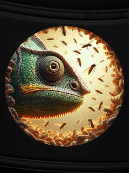 Chameleon with Bees Animation